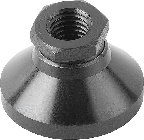 Produktbild Gelenkteller, Form: G Vergütungsstahl, ANTI-SLIP-PLATTE, Komp: Autom.Stahl, D2=32 - K0395.410 - bekommst Du bei ★ HUG Technik ✓