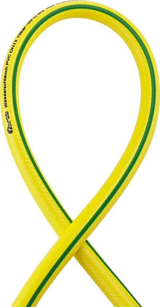 FORTIS Wasserschlauch PVC, gelb/grün