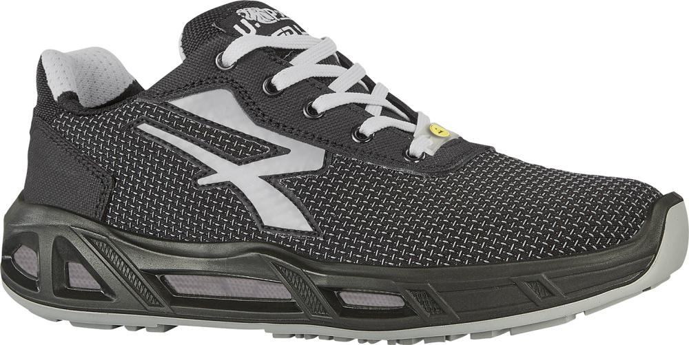 U-Power® Sicherheitshalbschuh Raptor Carpet, S3, ESD SRC, schwarz-grau-rot - bei HUG Technik ✭