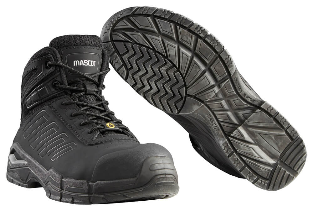 MASCOT® FOOTWEAR FIT Sicherheitsstiefel S3»Trivor« Gr. 11/39, schwarz - bei HUG Technik ♡