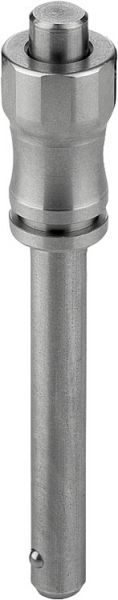Kugelsperrbolzen D1=10 L=20, Form: A Edelstahl, Komp: Edelstahl - K0790.001510020 - erhältlich bei ✭ HUG Technik ✓