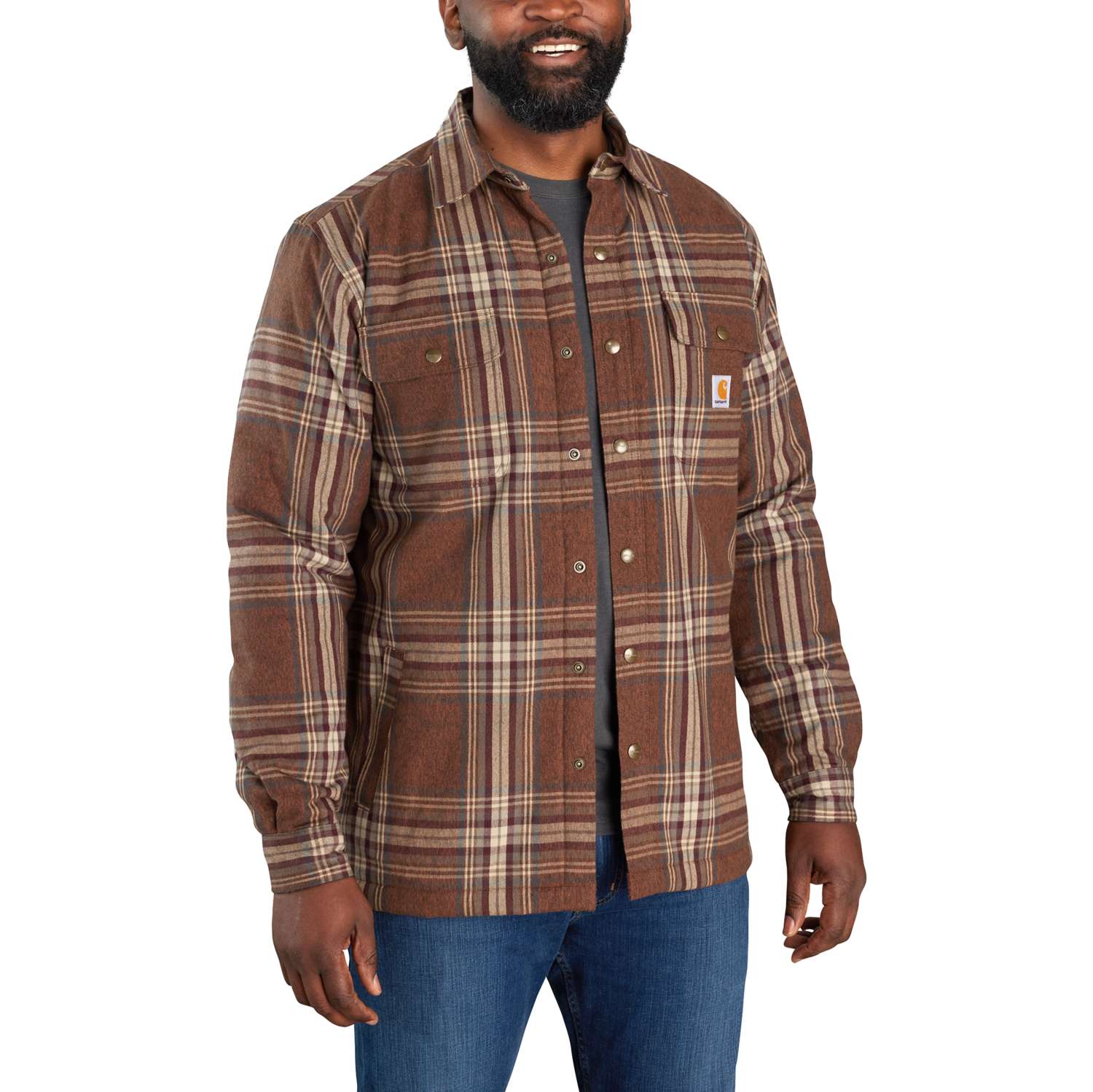 carhartt® Herren-Hemdjacke »FLANNEL SHERPA LINED SHIRT JAC« - jetzt neu bei HUG Technik ♡