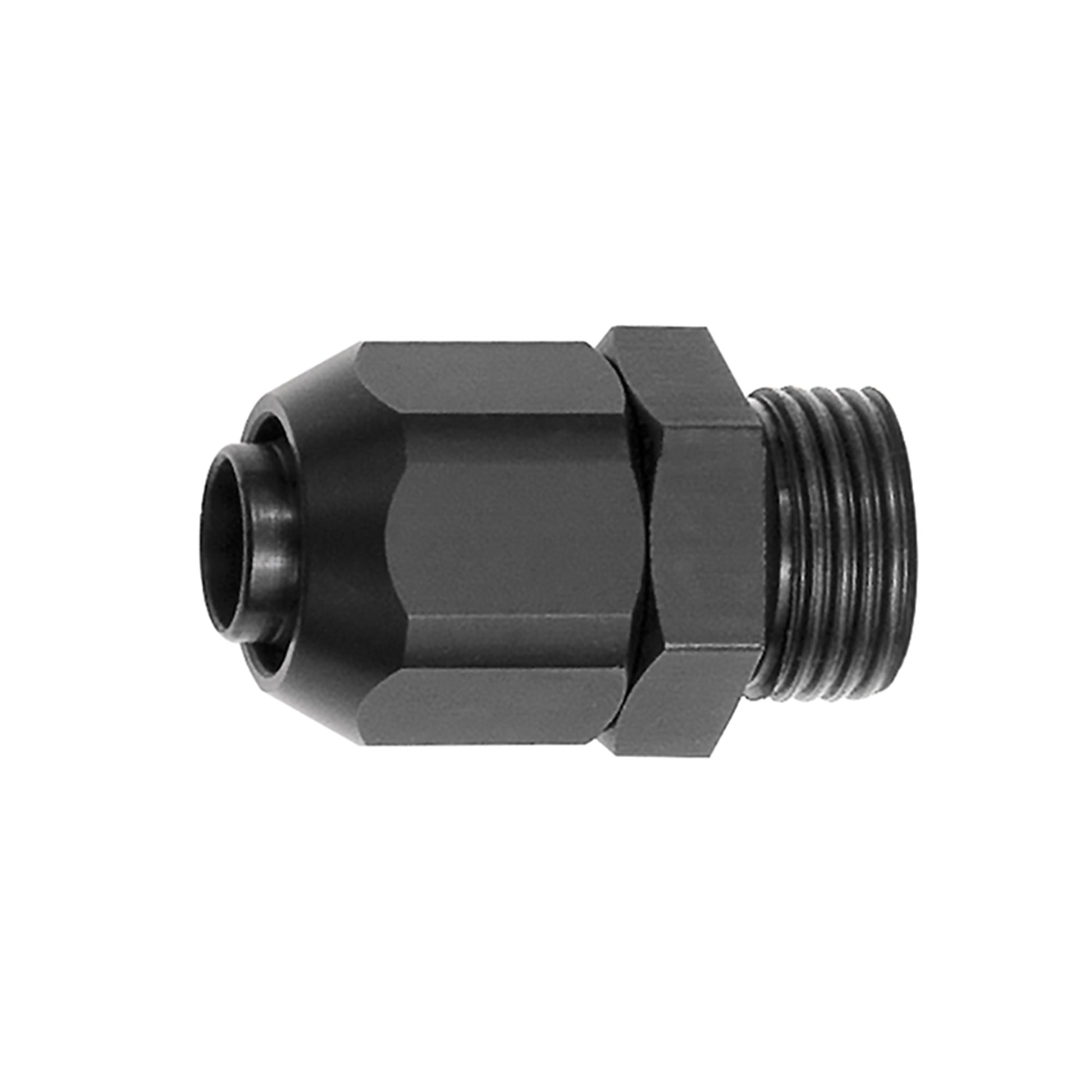 Einschraubverschraubung für PVC-Pneumatikschlauch 9x11,6, G 3/8 - bei HUG Technik ✭