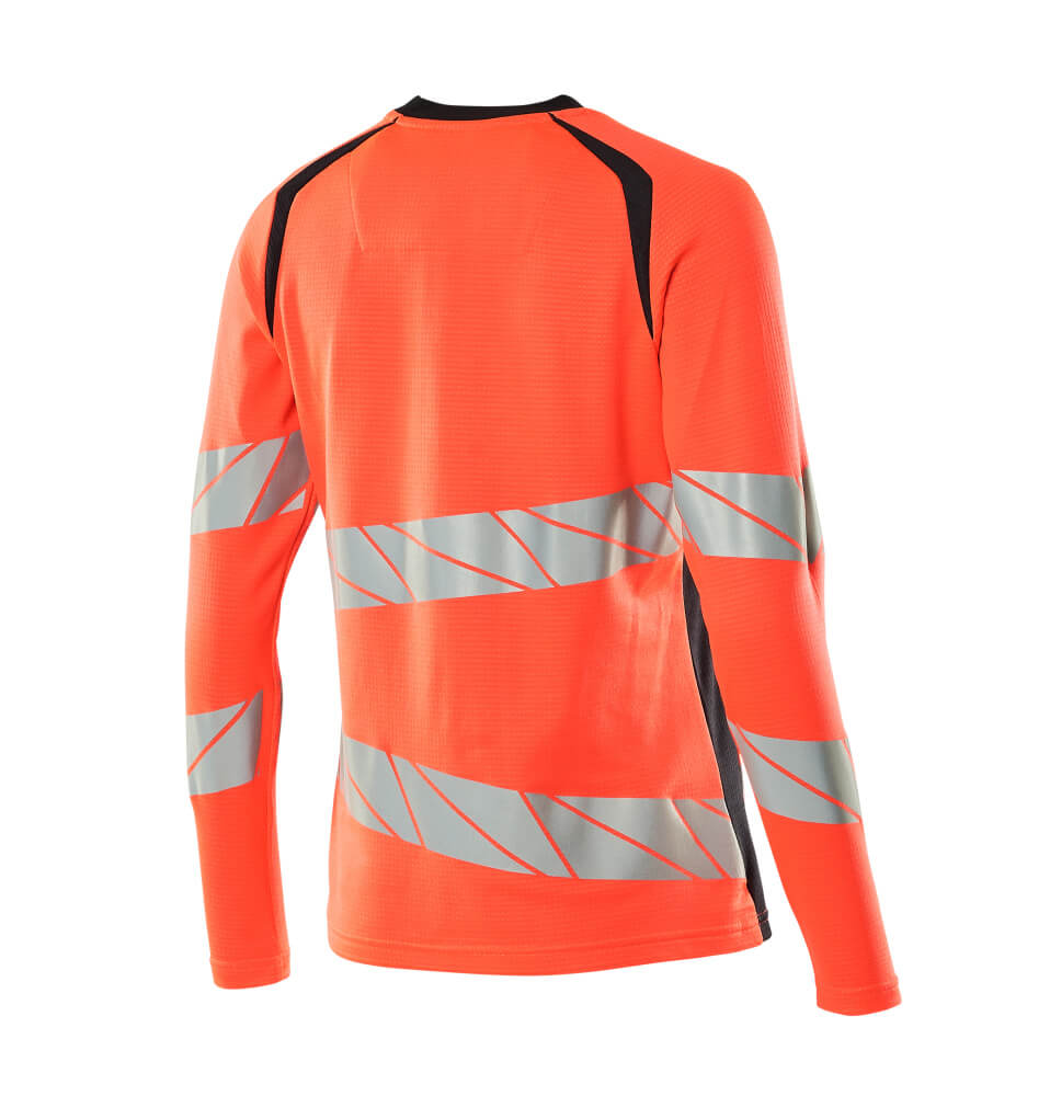 MASCOT® ACCELERATE SAFE T-Shirt, Langarm  Gr. 2XL/ONE, hi-vis rot/schwarzblau - bei HUG Technik ♡