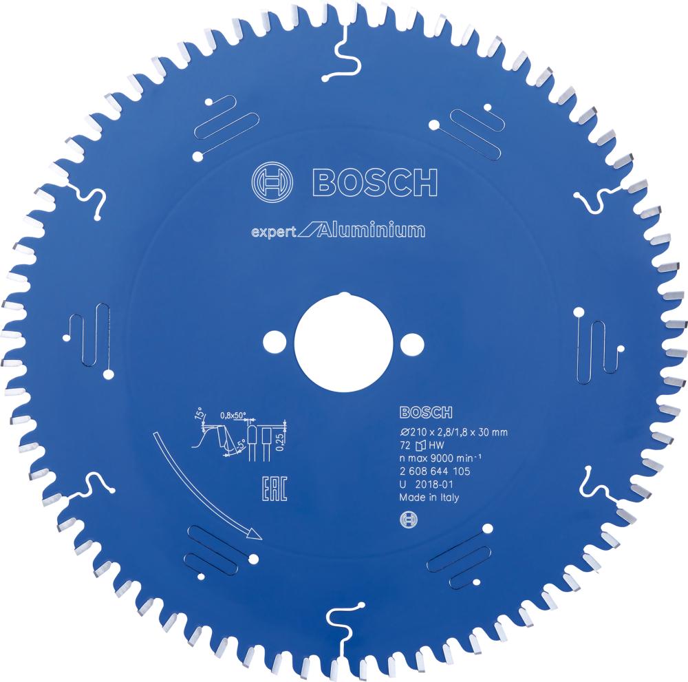 Bosch Kreissägeblatt HW Expert 210x30x2,8 T72 Alu - erhältlich bei ✭ HUG Technik ✓
