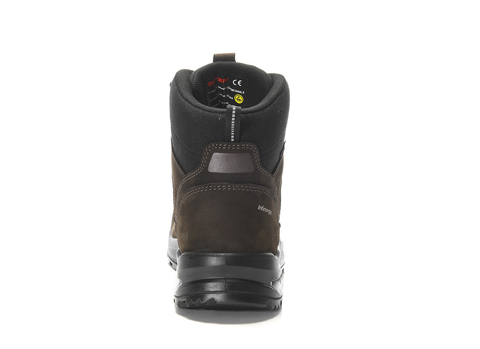 ELTEN® Berufsstiefel RONAN XXF GTX brown Mid ESD O2 WR CI - hinten