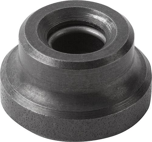 Produktbild Druckstück DIN6311, Form: S Stahl, Komp: Stahl, D1=12 - K0392.06 - bei HUG Technik ✭