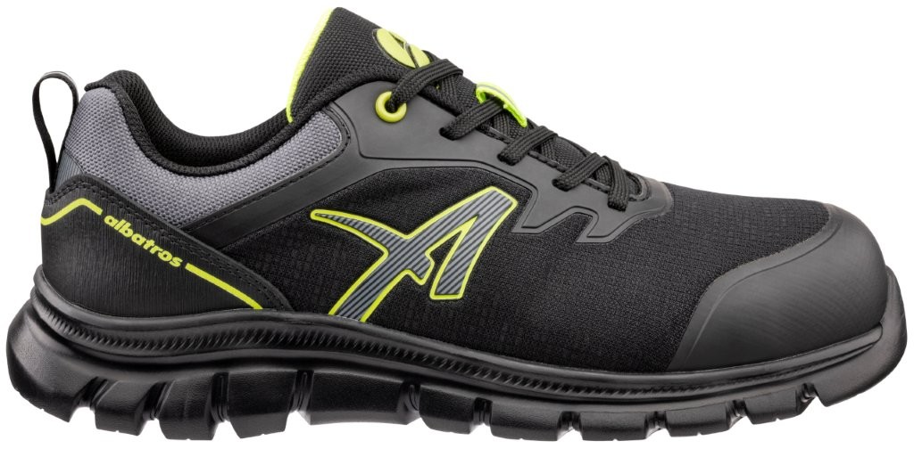 Albatros HELIUM BLK/YELLOW Sicherheitshalbschuh vorne 2.