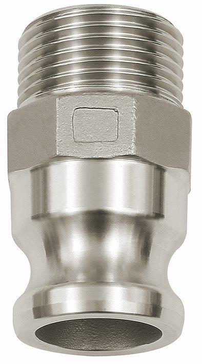 Kamlok-Schnellkupplungsstecker mit AG, Typ F, R 3/4, Aluminium - gibt’s bei ☆ HUG Technik ✓