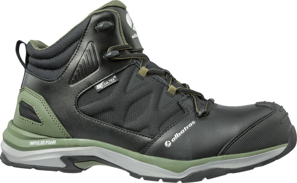 albatros® Boots ULTRATRAIL OLIVE CTX MID 636220, S3 ESD WR HRO SRC, schwarz/oliv - bei HUG Technik ✓