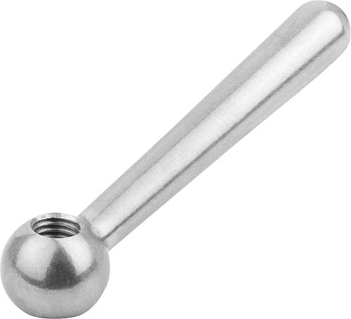 Produktbild Kegelgriff M6, Form: N Stahl - K0174.206