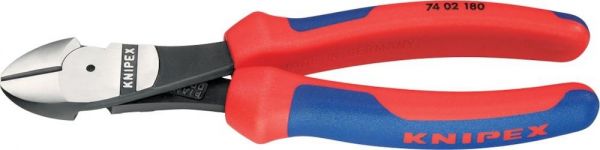 KNIPEX® Kraft-Seitenschneider 180 mm Nr.7402 SB - bei HUG Technik ✓