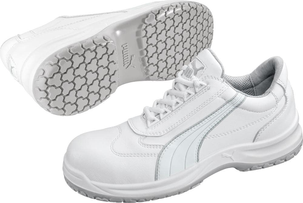 Puma® Sicherheitshalbschuh Clarity LOW 640622, S2 SRC, weiß - kommt direkt von HUG Technik 😊