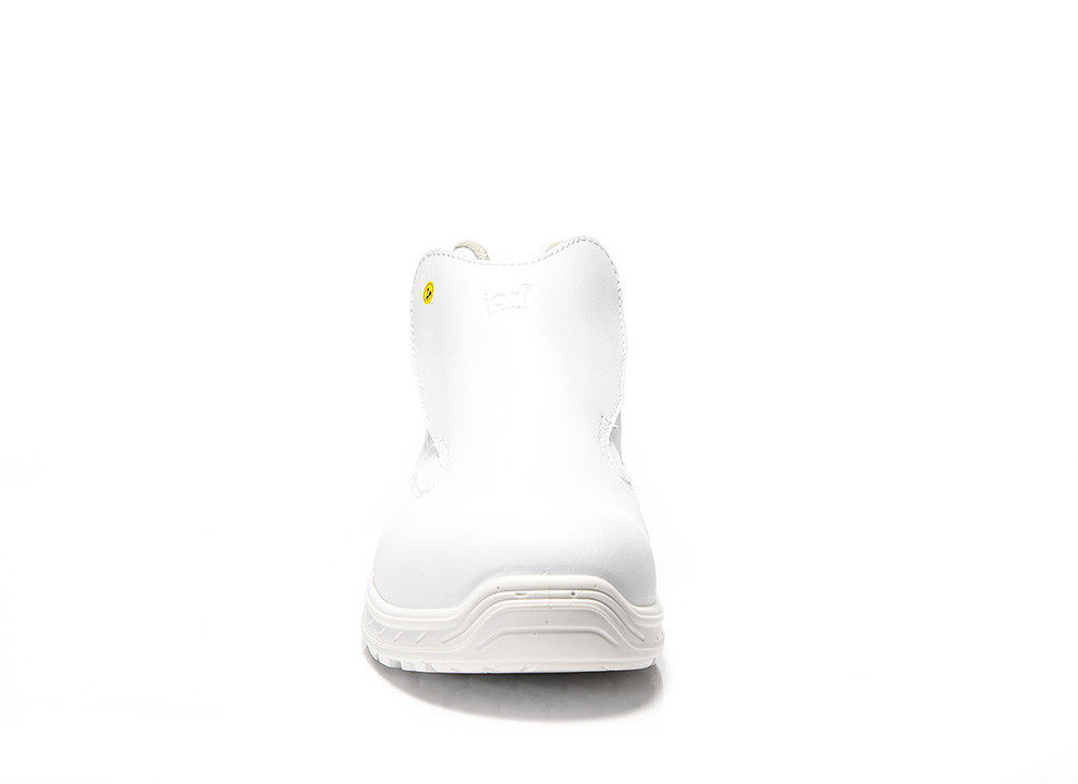 JORI Sicherheitsschnürstiefel, CLEAN Slipper white Mid ESD S3, 16661 - direkt von HUG Technik ✓