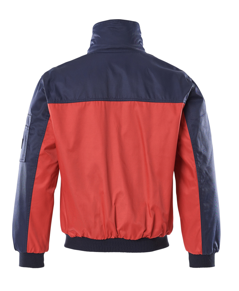 MASCOT Pilotjacke Bolzano rot/marine, Seitenansicht