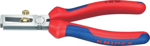 KNIPEX® Abisolierzange poliert mit Mehrkomponenten-Griffen 160 mm - kommt direkt von HUG Technik 😊