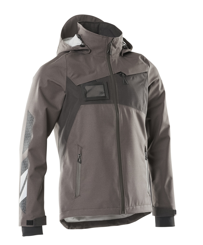 MASCOT® ACCELERATE Hard Shell Jacke  Gr. 2XL, dunkelanthrazit/schwarz - bei HUG Technik ✓