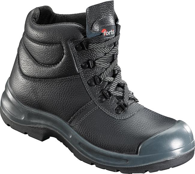 FORTIS Bau-Sicherheitsstiefel, S3, ÜK, schwarz - gibt’s bei ☆ HUG Technik ✓