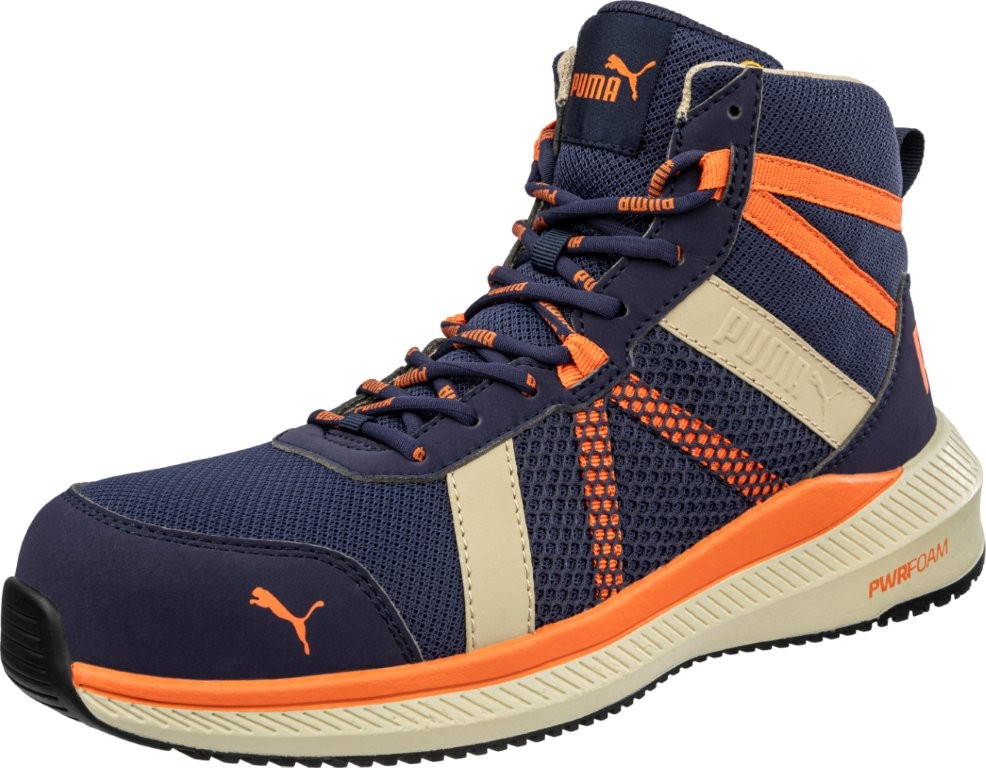 Albatros RIVAL BLUE/ORANGE Sicherheitsstiefel vorne 1