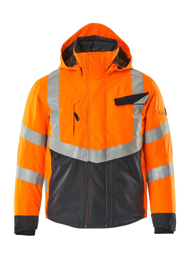MASCOT® SAFE SUPREME Winterjacke »Hastings« Gr. 2XL, hi-vis orange/schwarzblau - bei HUG Technik ✓