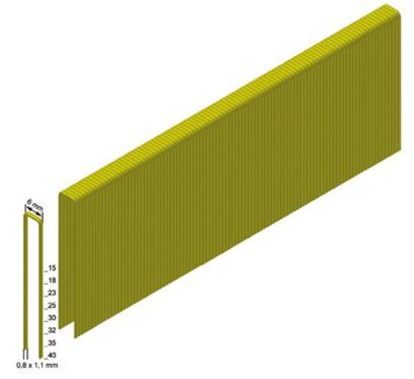 PREBENA® Heftklammern ES18CNKHA, 7.800 Stück - bekommst Du bei ★ HUG Technik ✓