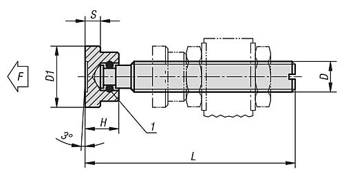 Druckschraube mit Druckstück M06X32 Autom.Stahl - K0688.06X32 - bei HUG Technik ♡