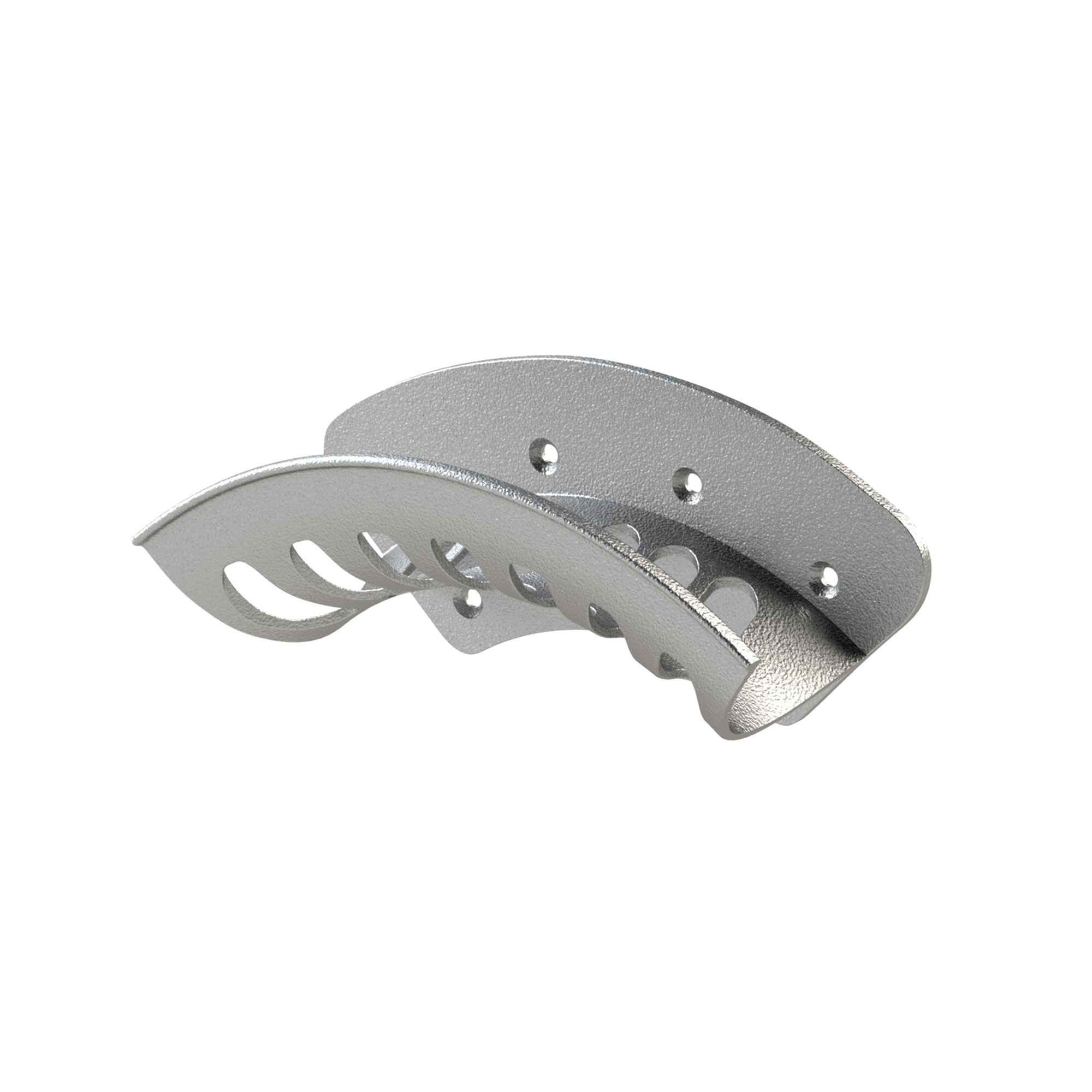 Schlauchhalter, Aluminium unlackiert, maxi - erhältlich bei ✭ HUG Technik ✓