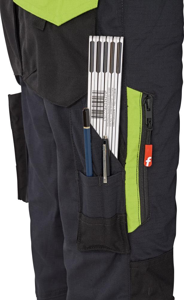 FORTIS Kids-Latzhose Performance, FORTIS Kids-Latzh. Performance schwarz-lime 🖤 bei HUG Technik ✓