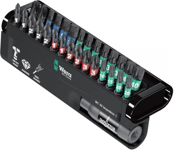 Wera® Bit-Sortiment Bit-Check 30 Impaktor 1, 30-teilig - bekommst Du bei HUG Technik ♡