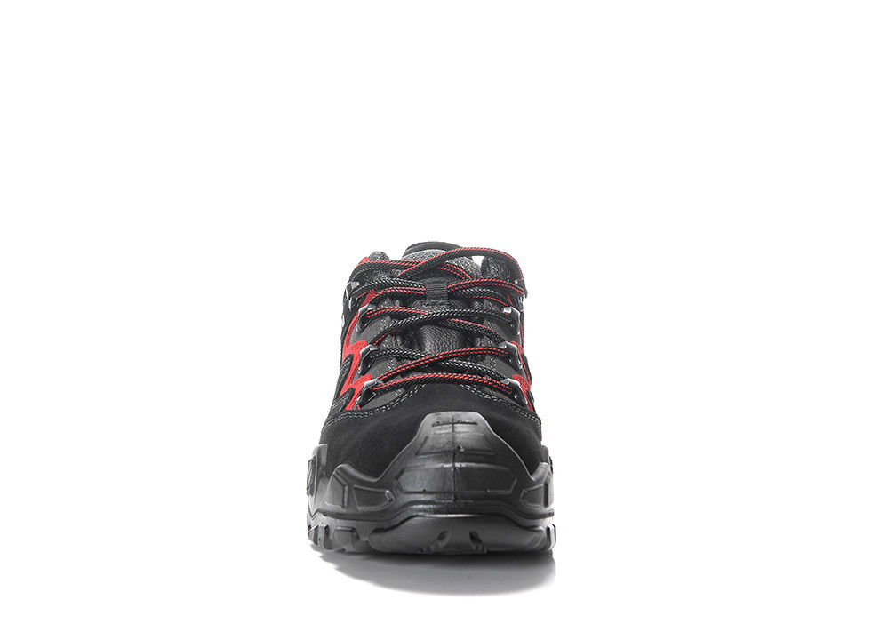 ELTEN® Sicherheitshalbschuh MICK black-red Low ESD S2 - vorne