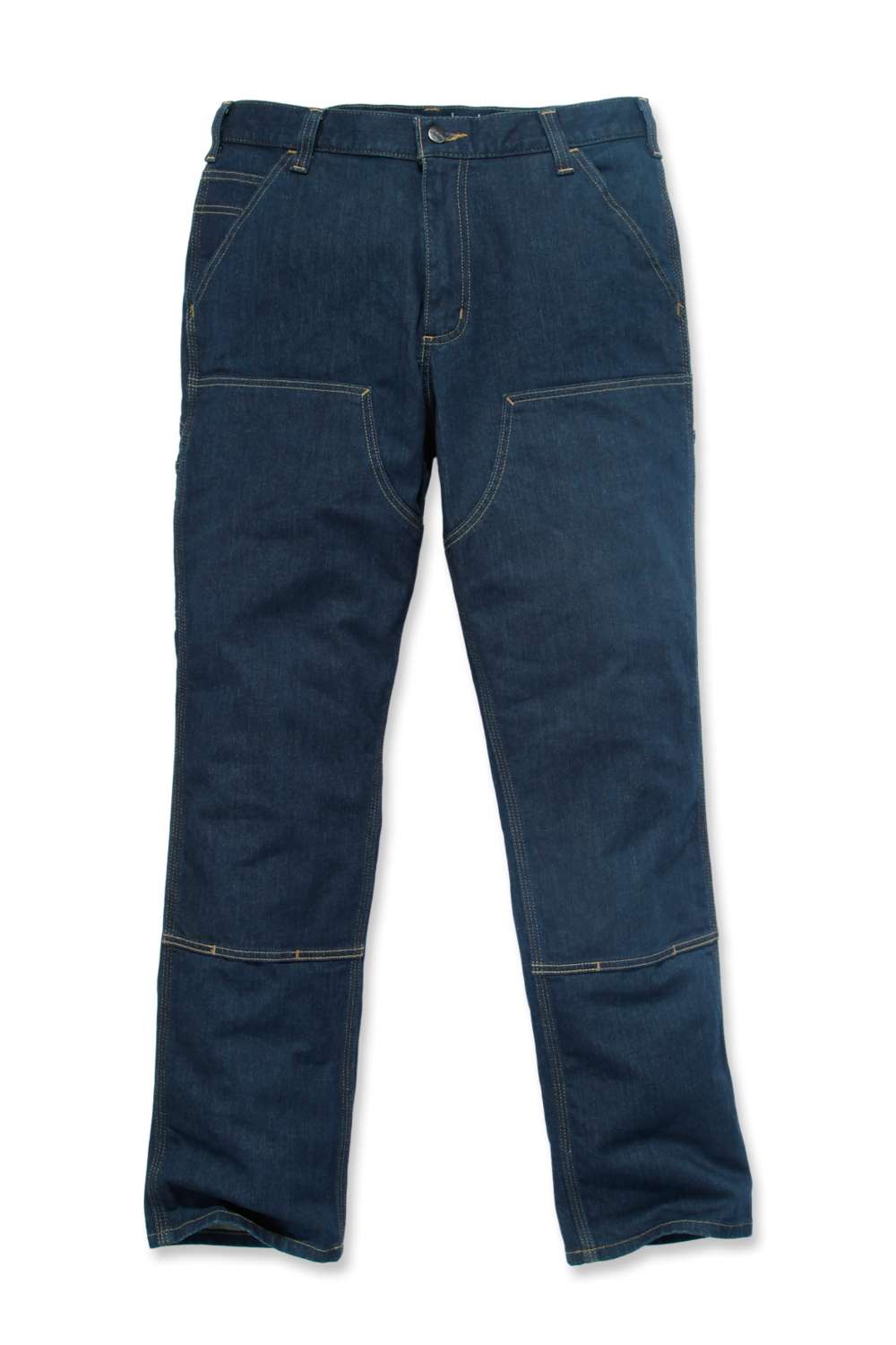 carhartt® Herren Jeans-Latzhose DOUBLE FRONT DUNGAREE JEANS Flach  - gibt’s bei ☆ HUG Technik ✓