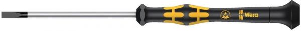 Wera® Elektroniker-Schraubendreher ESD für Schlitzschrauben 1578 A, 1,2 x 0,25 x 40mm - bei HUG Technik ✭ Wera® Elektroniker-Schraubendreher ESD für Schlitzschrauben 1578 A, 1,2 x 0,25 x 40mm - bei HUG Technik ✭
