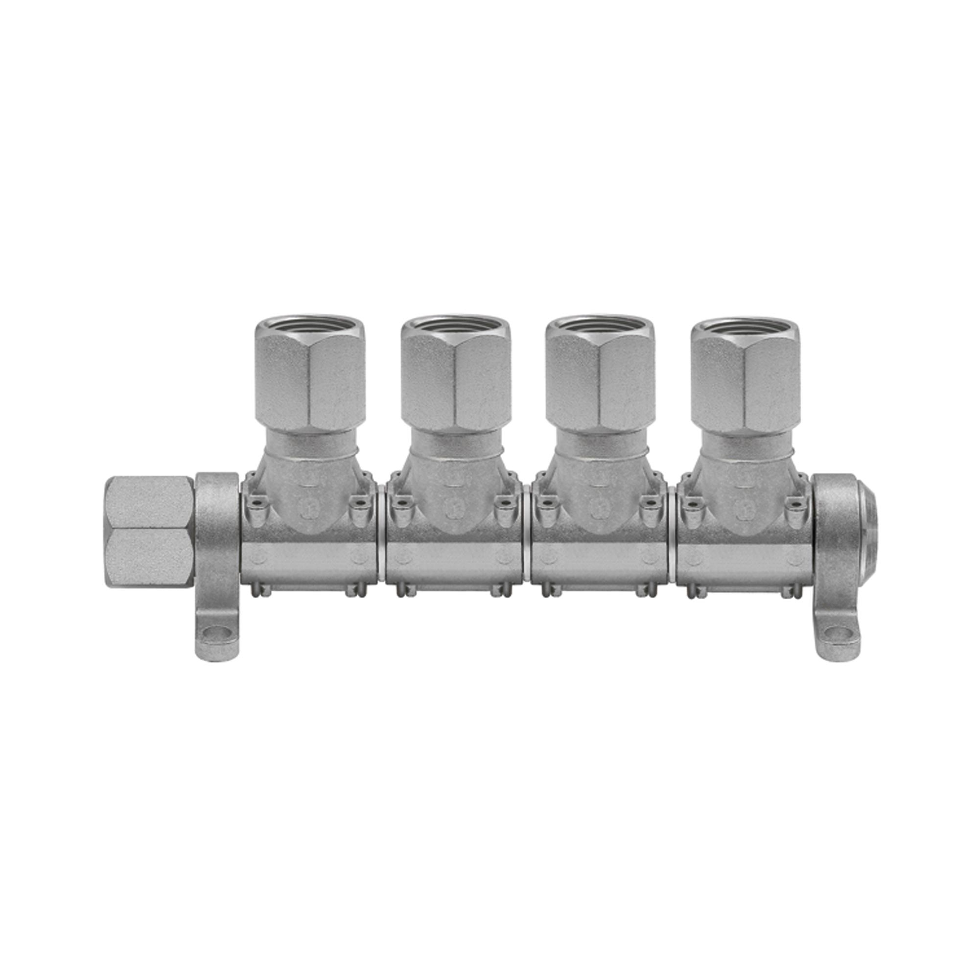 Druckluftverteiler »Multi-Link«, ohne Kupplung, Entnahmeeinheit 4 - erhältlich bei ♡ HUG Technik ✓