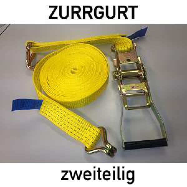 Ratschen-Zurrgurt 2-teilig 50 mm 8 m 5.000 daN mit Spitzhaken - bekommst Du bei HUG Technik ♡