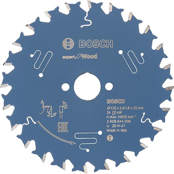 Bosch Kreissägeblatt HW Expert 130x20x2,4 24T - gibt’s bei HUG Technik ✓