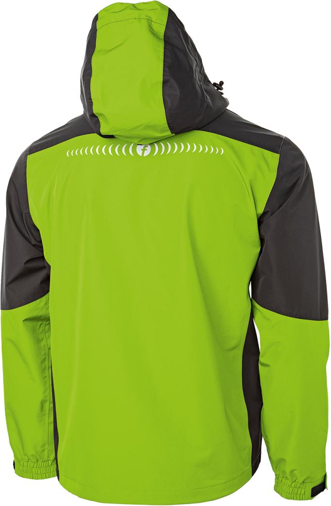 FORTIS Elements Regenjacke Plus, lime-schwarz - bei HUG Technik ✭