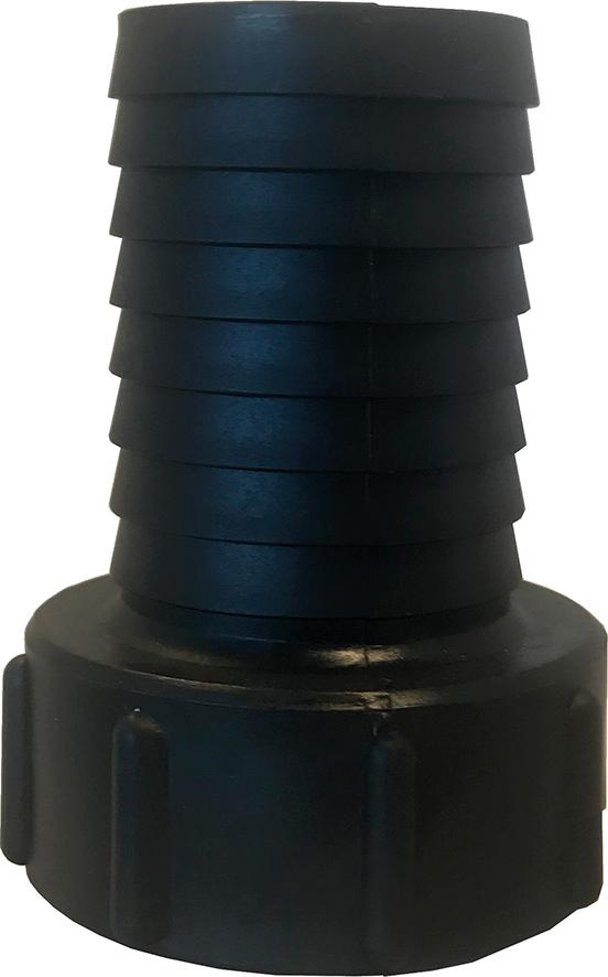 IBC Container-Adapter m. gerilltem Stutzen, PP, IBC IG 2 (S60x6) Stutzen 1/2, 13 mm - bei HUG Technik ♡