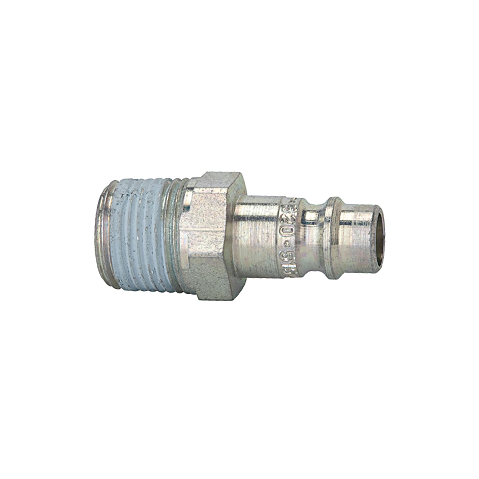 Nippel für Kupplungen NW 7,2-7,8, Stahl gehärtet/verzinkt, R 1/8 AG PTFE - bei HUG Technik ✓ ✌