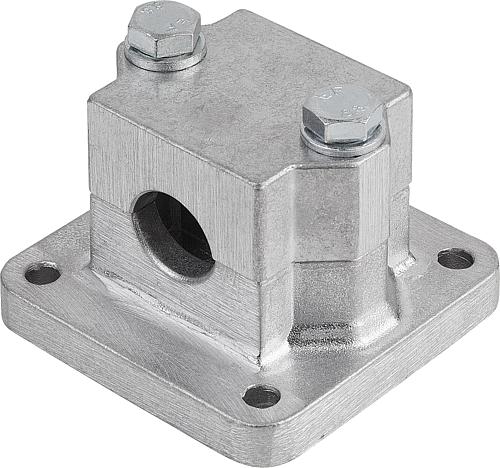 Rohrverbinder mit Flansch M=100 G=100 L=70 Aluminium, Komp:Stahl, A=40,2 - K0479.5240 - bekommst Du bei HUG Technik ♡