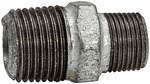 Doppelgewindenippel 245 AG/AG, R 3, R 2 1/2, schwarzer Temperguss - bekommst Du bei HUG Technik ♡