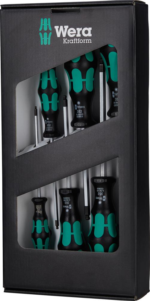 Wera® Schraubendreher-Satz Kugelk. 6-teilig - direkt bei HUG Technik ✓
