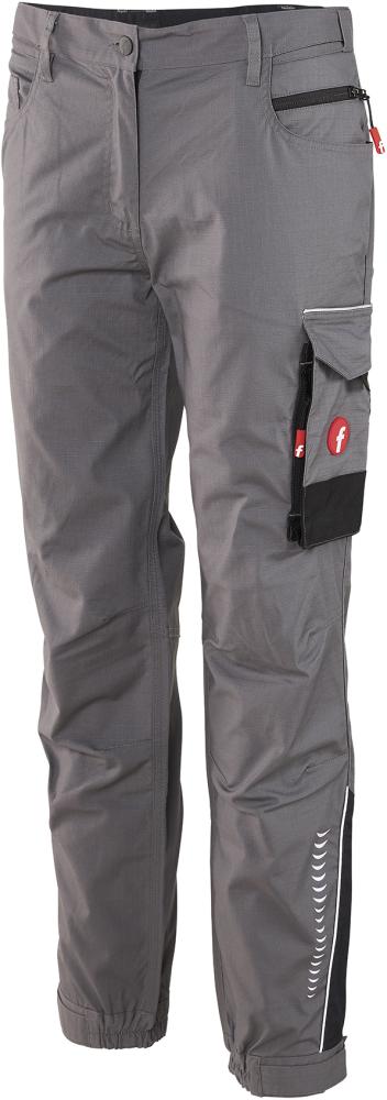 FORTIS Damen-Cargohose Performance grau-schwarz Gr. 32