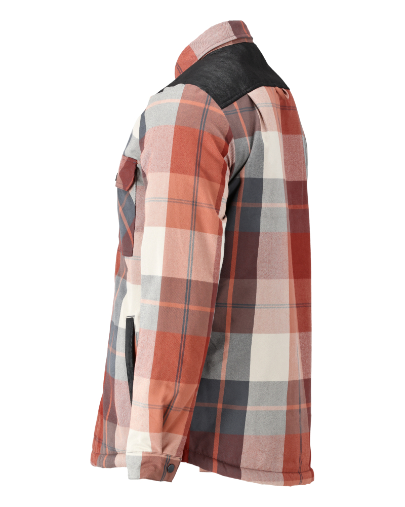 MASCOT® CUSTOMIZED Hemd aus Flanell mit Faserpelz Futter  Gr. 2XL, herbstrot-kariert - gibt’s bei ☆ HUG Technik ✓