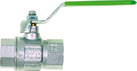 Trinkwasserkugelhahn 2 x IG G 1 1/2" MS Ni DIN DVGW - bei HUG Technik ✭