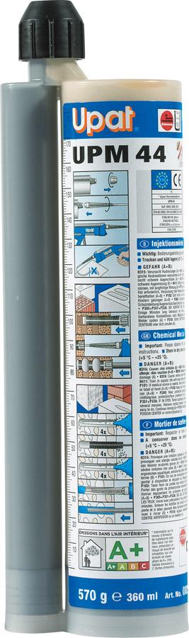 Upat® Injektionsmörtel UPM 44 1 Kartusche à 360 ml, 2 Statikmischer - bei HUG Technik ✓