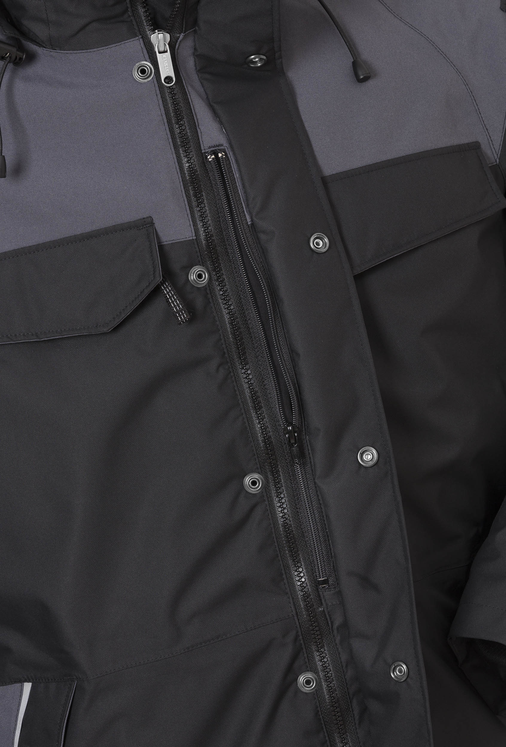 KANSAS®-Icon Airtech® 3in1 Jacke, Gr. S Schwarz/Grau 996, Typ 4056 GTT 🖤 bei HUG Technik ✓