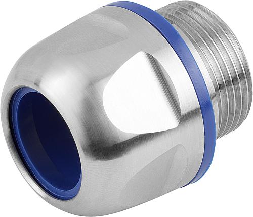 Kabelverschraubung Hygienic Design, Edelstahl-Silikon - K1453 - bei HUG Technik ♡