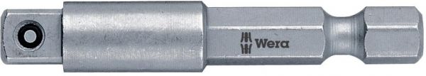 Wera® Steckschlüsseladapter 870/4 1/4"-Außensechskant / 3/8"-Außenvierkant L: 50mm - bei HUG Technik ☆