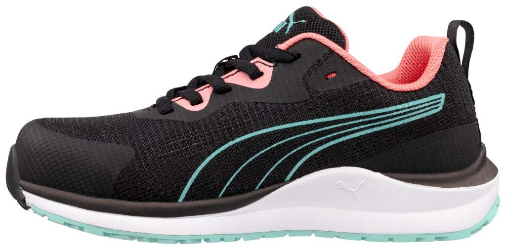Albatros CELERITY KNIT BLUE/CORAL Sicherheitshalbschuh links.