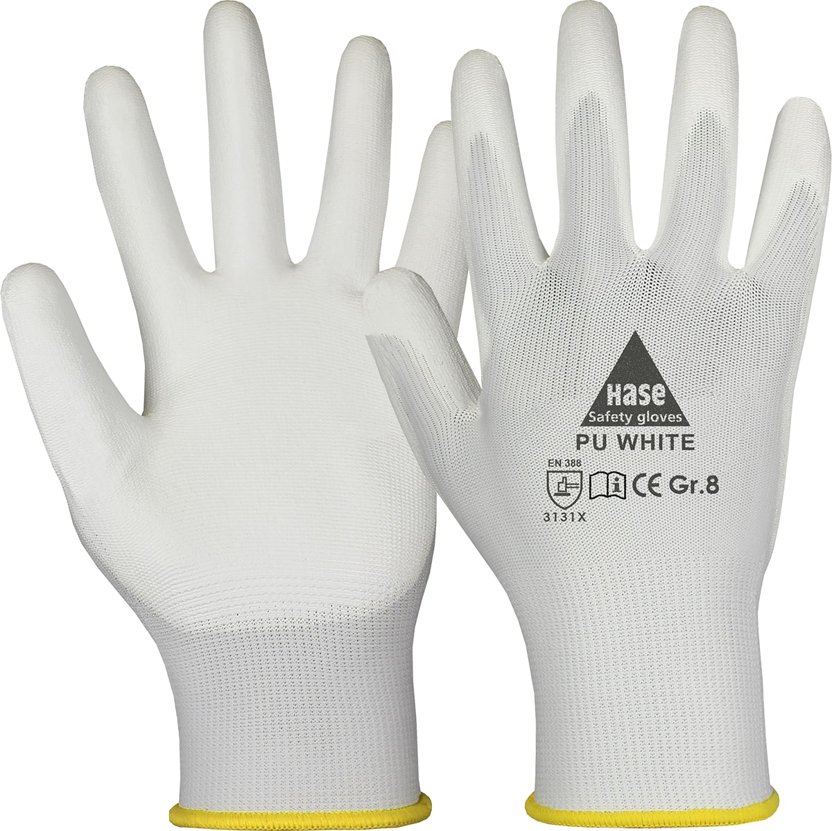 PU, Montagehandschuh aus Polyester/PU, diverse Farben - direkt bei HUG Technik ✓